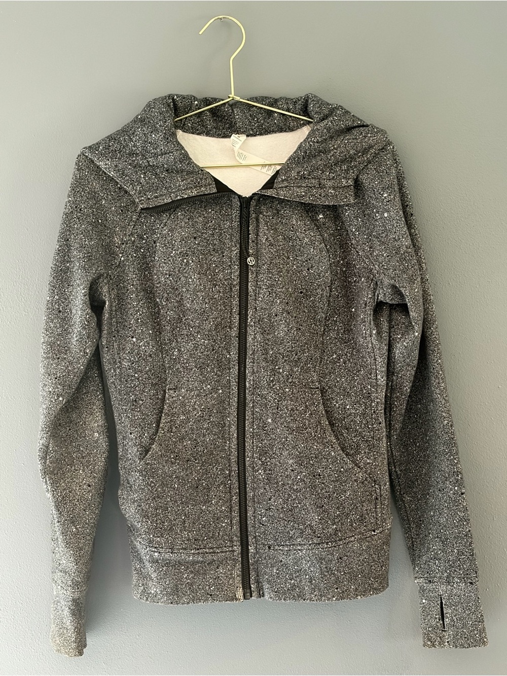 lululemon athletica Heathered Gray Full-Zip Hoodie